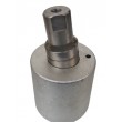 Whirlaway rotary head outlet shaft